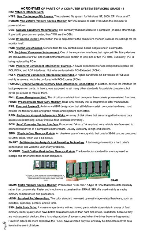 computer system acronyms.